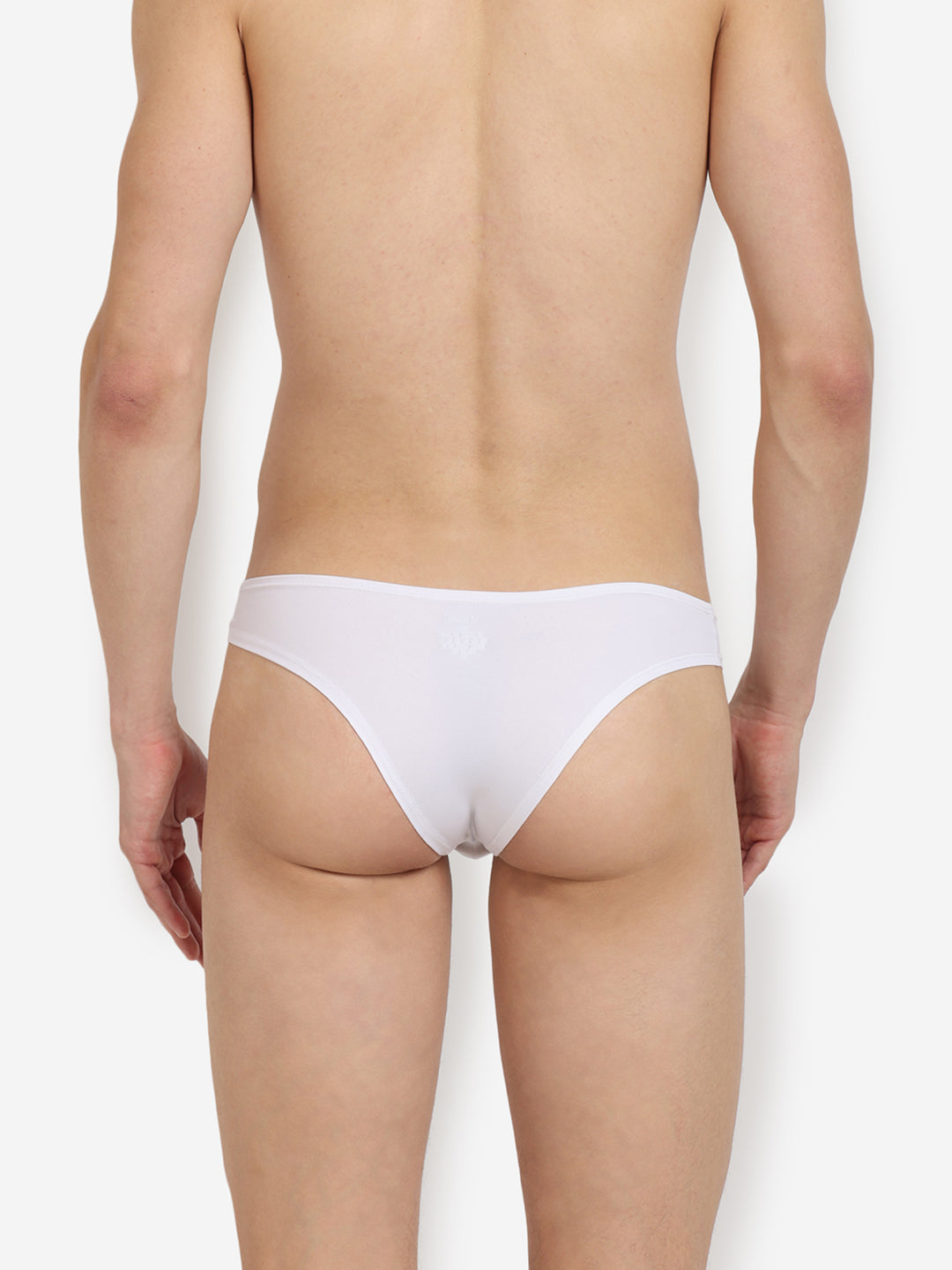 Single pack of men's semi-seamless mini cheek briefs from BASIICS by La Intimo, offering a sleek fit and all-day comfort for everyday wear.