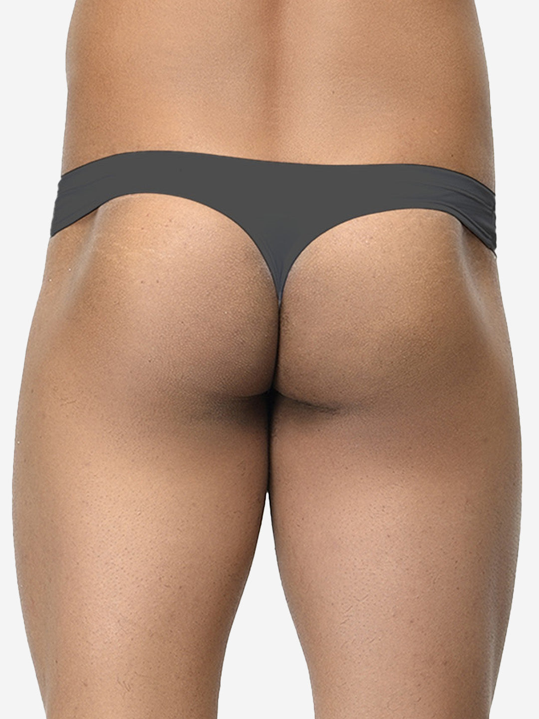 Pack of 2 men's semi-seamless thongs from BASIICS by La Intimo, offering a sleek fit and comfort for everyday wear.