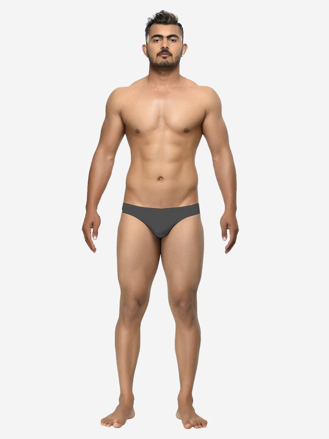 Pack of 2 men's semi-seamless thongs from BASIICS by La Intimo, offering a sleek fit and comfort for everyday wear.