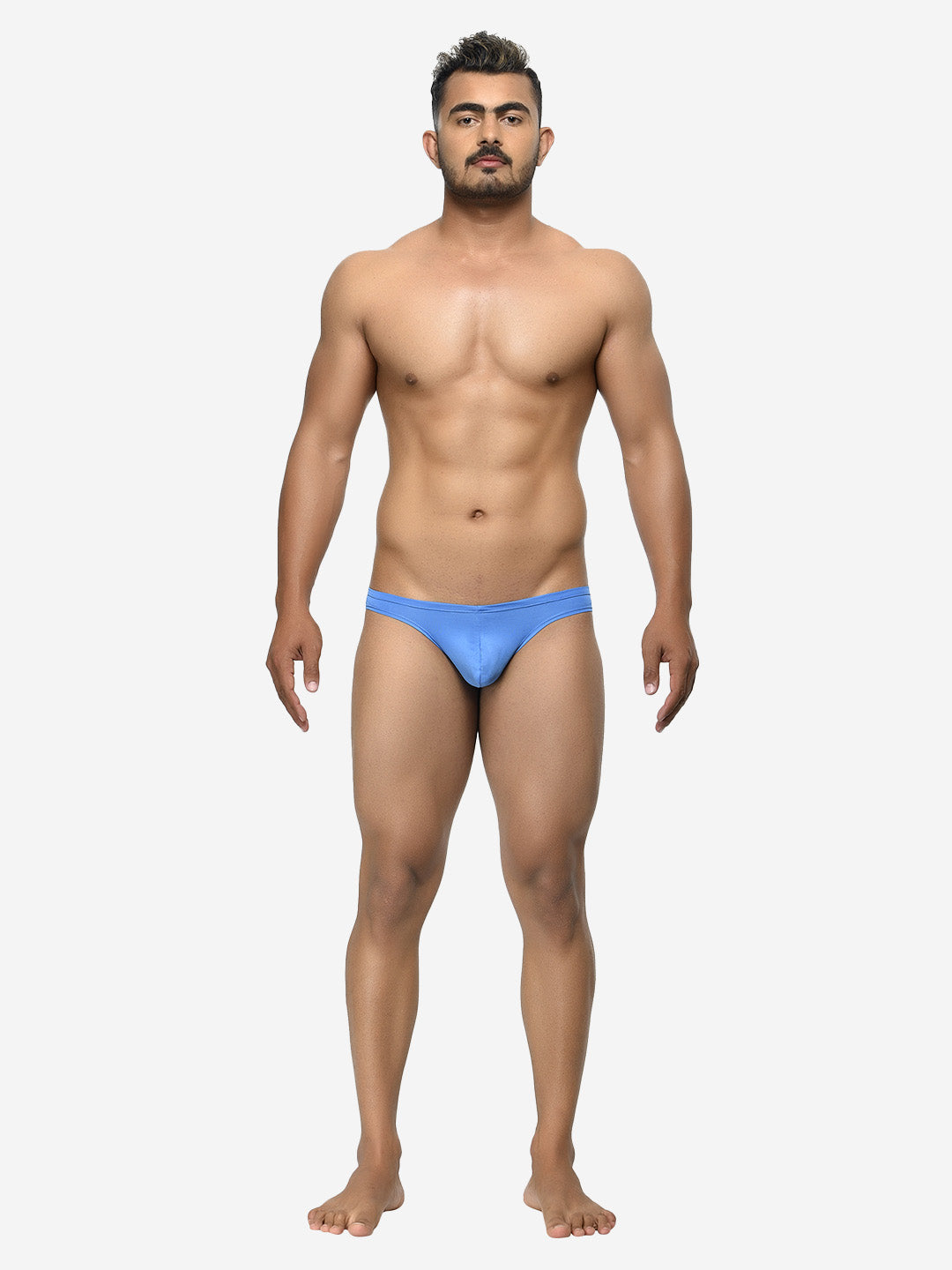 Pack of 3 men's semi-seamless thongs from BASIICS by La Intimo, offering a sleek fit and all-day comfort for everyday wear.