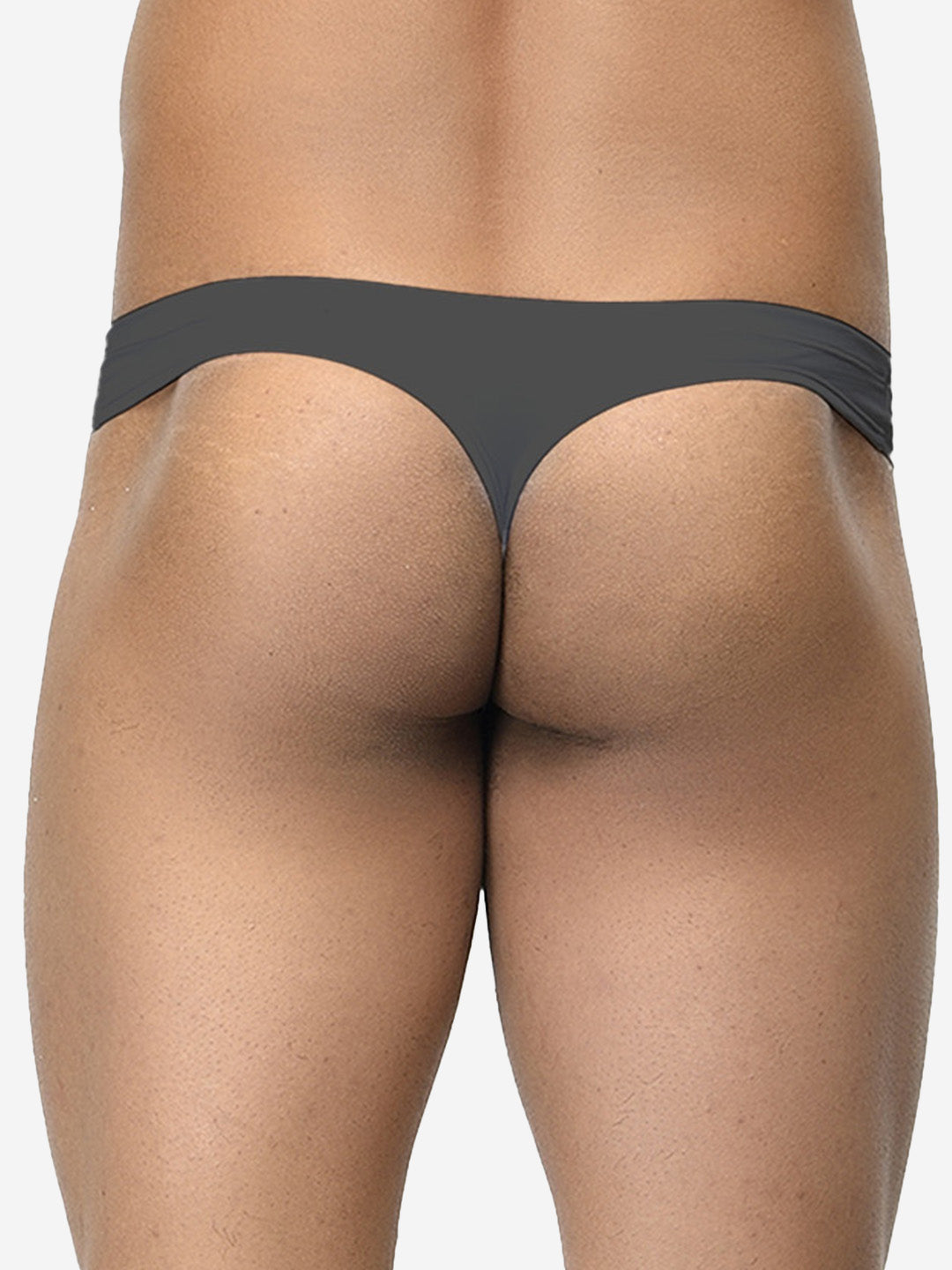 Pack of 2 men's semi-seamless thongs from BASIICS by La Intimo, offering a sleek fit and comfort for everyday wear.