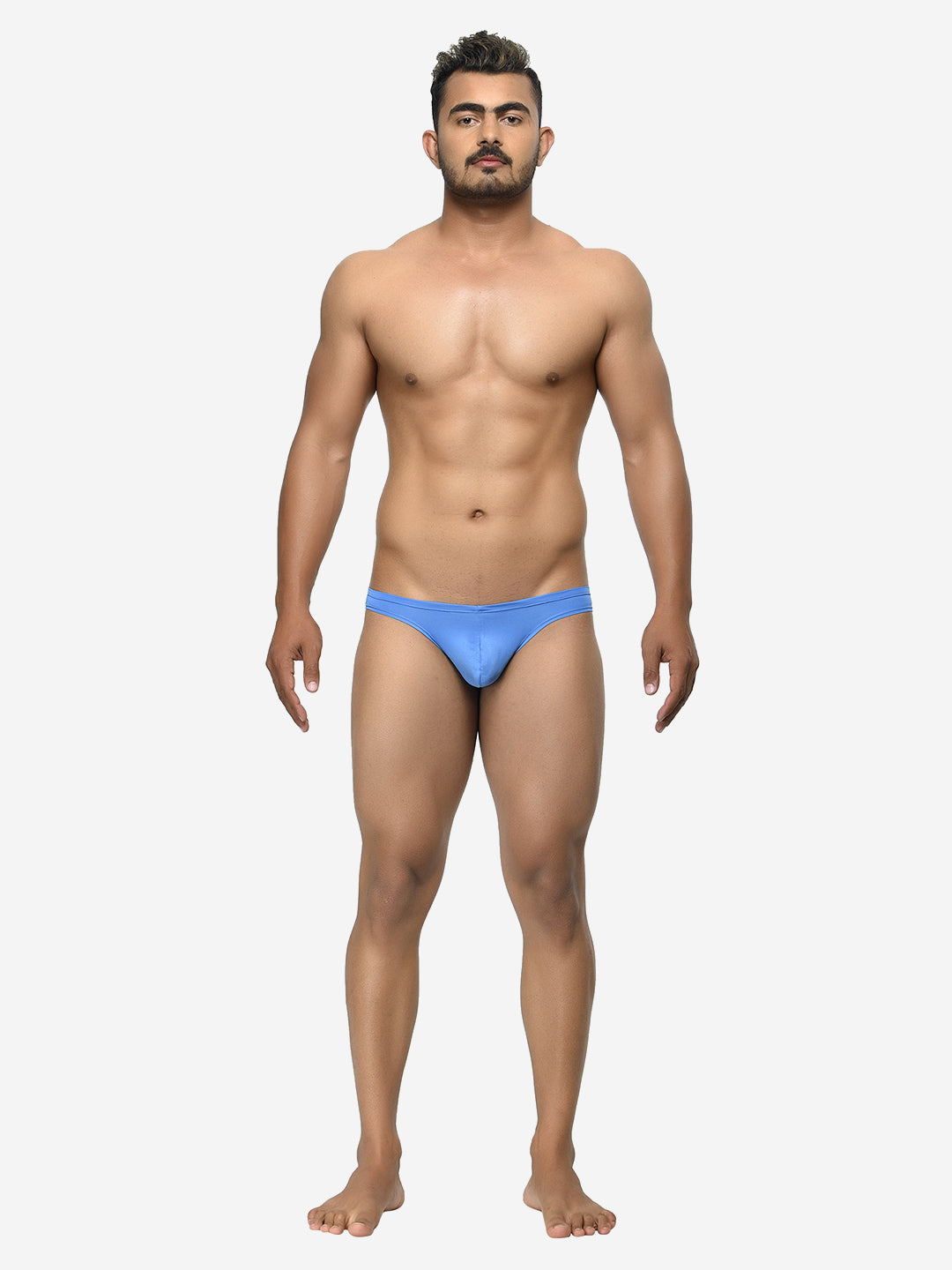 Single pack of men's semi-seamless thongs from BASIICS by La Intimo, offering a sleek and comfortable fit for everyday wear.