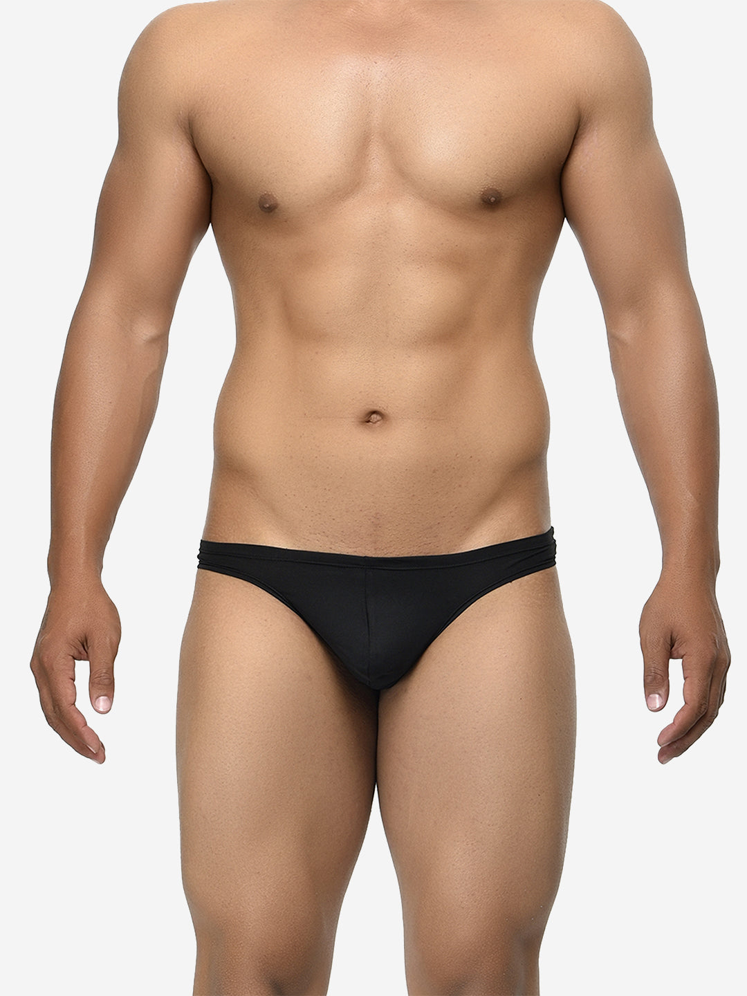 Single pack of men's semi-seamless thongs from BASIICS by La Intimo, offering a sleek and comfortable fit for everyday wear.