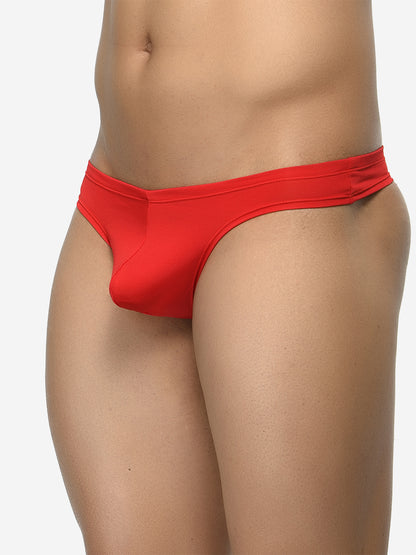 Single pack of men's semi-seamless thongs from BASIICS by La Intimo, offering a sleek and comfortable fit for everyday wear.