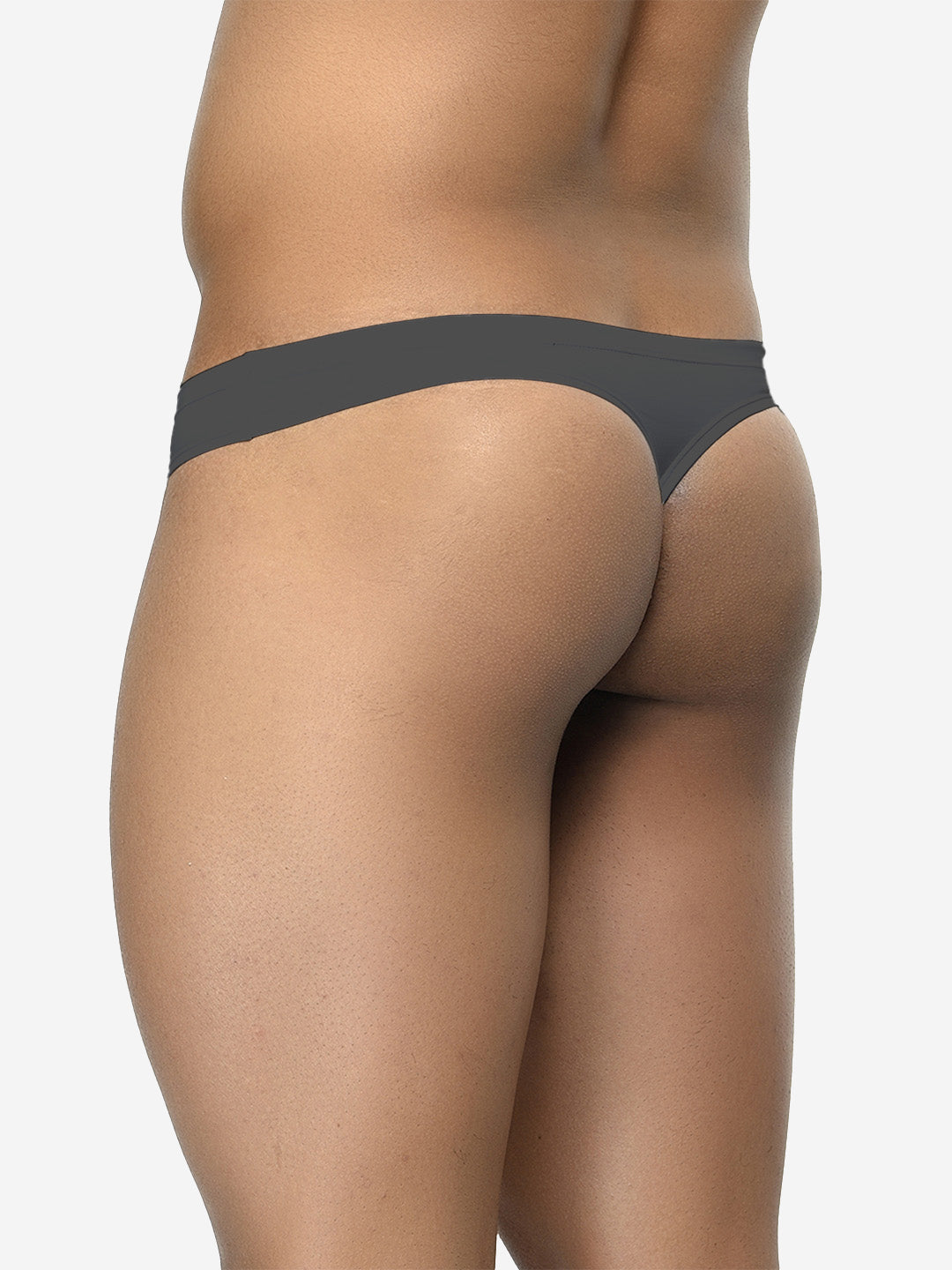 Single pack of men's semi-seamless thongs from BASIICS by La Intimo, offering a sleek and comfortable fit for everyday wear.