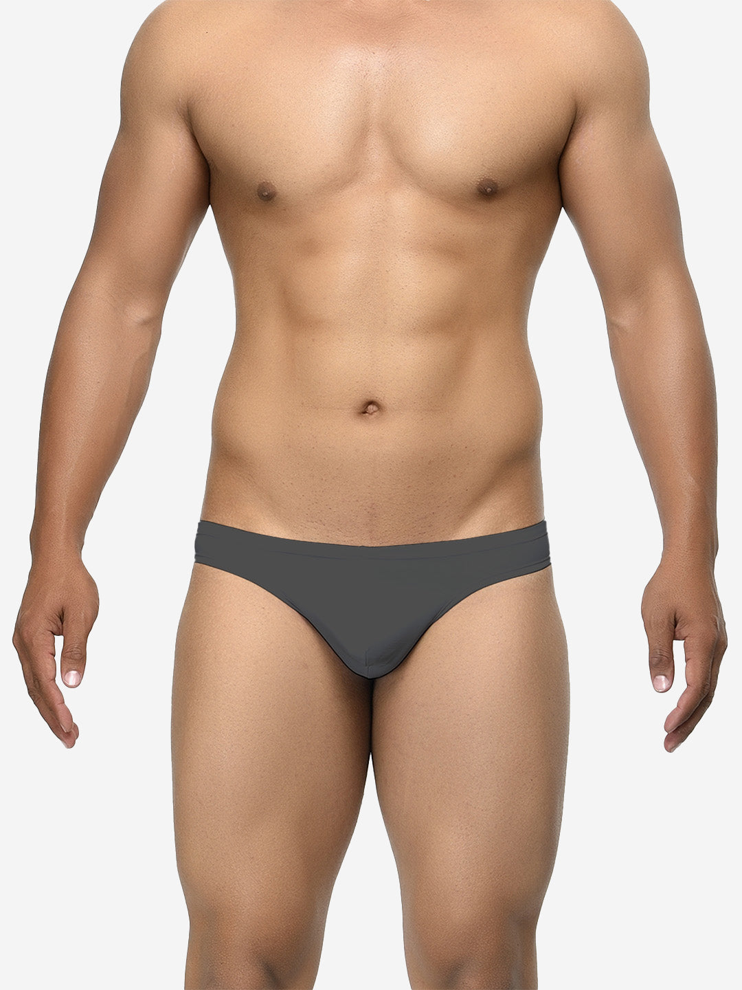 Single pack of men's semi-seamless thongs from BASIICS by La Intimo, offering a sleek and comfortable fit for everyday wear.