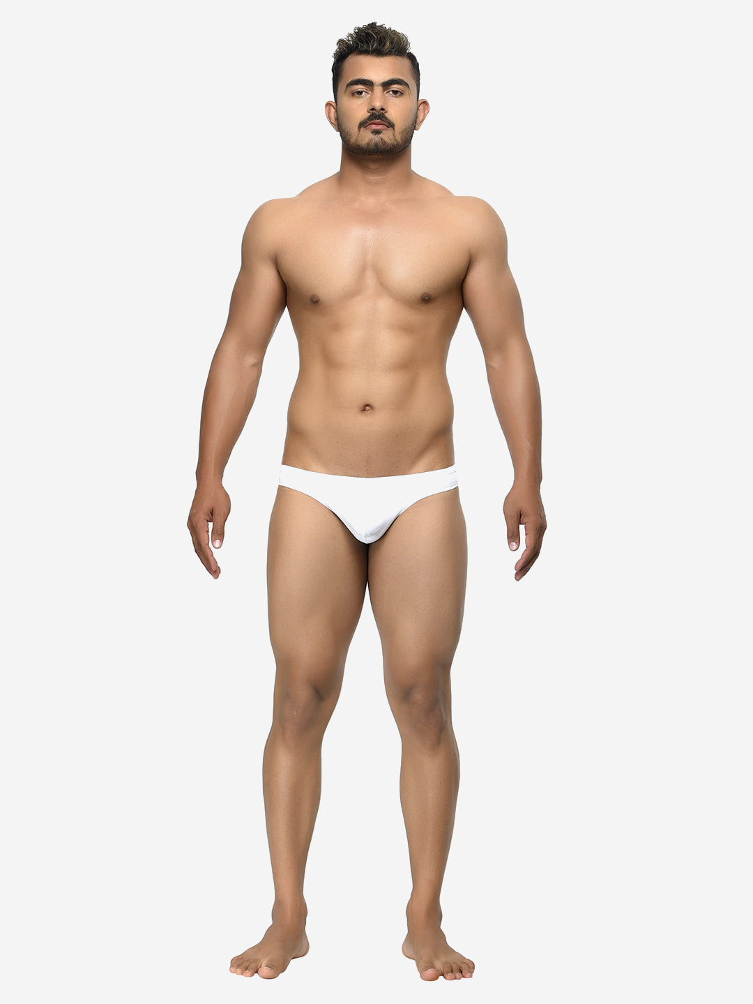 Single pack of men's semi-seamless thongs from BASIICS by La Intimo, offering a sleek and comfortable fit for everyday wear.