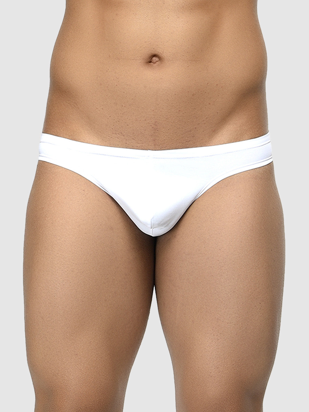 Men's Low Waist Semi Seamless Thong - Flash (Pack of 3) - Red, White, Yellow