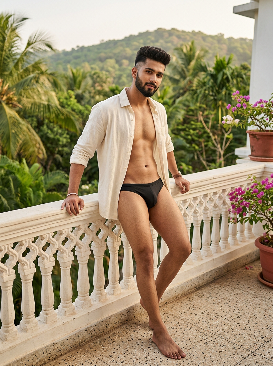 Active Micro Semi Seamless Thong - Flash