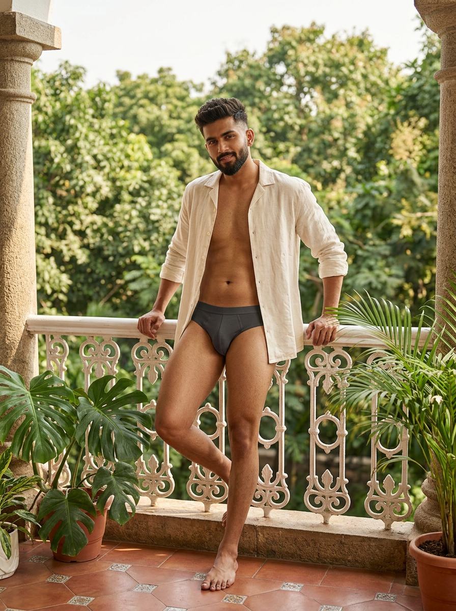 Active Micro Semi Seamless Thong - Flash