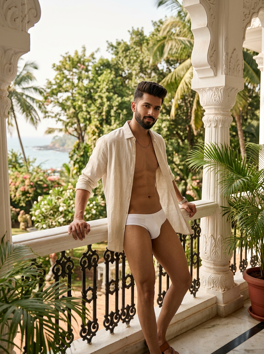 Active Micro Semi Seamless Thong - Flash