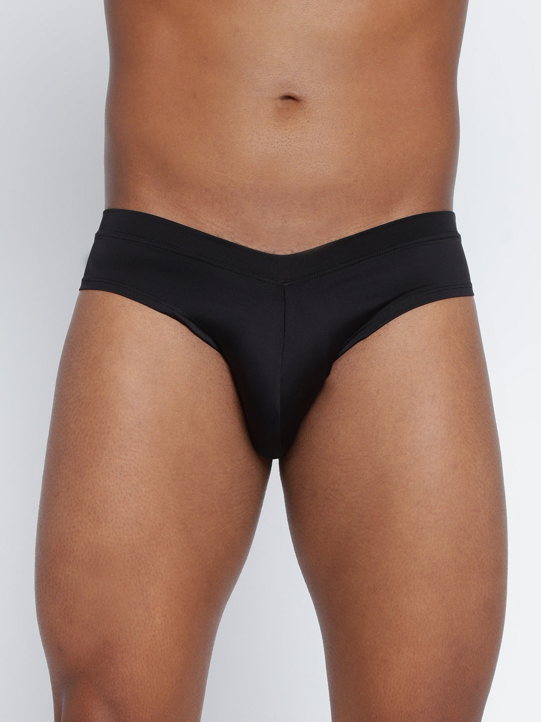 Single pack of men's semi-seamless briefs from BASIICS by La Intimo, offering a sleek fit and comfort for everyday wear.