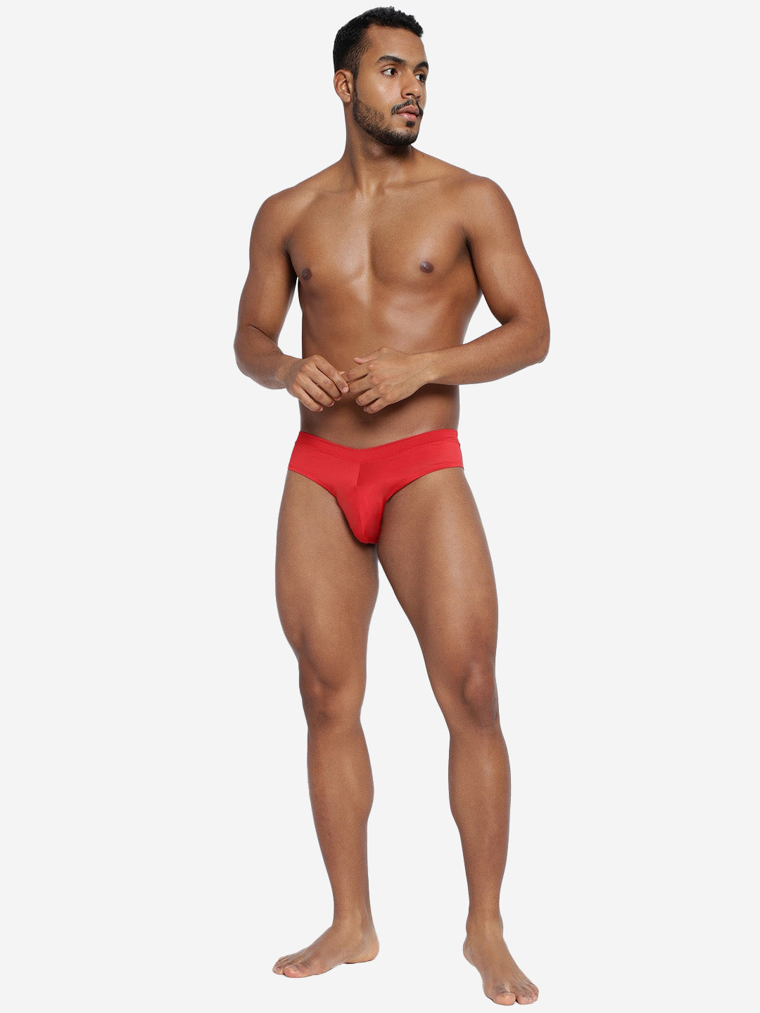 BASIICS by La Intimo Men's Semi-Seamless Briefs Pack of 3 - Comfortable and breathable innerwear