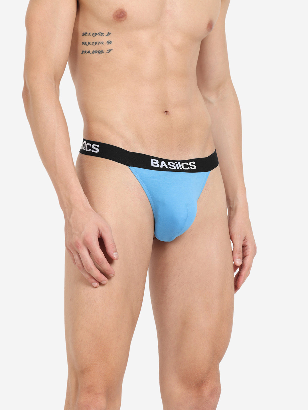 BASIICS by La Intimo Men's Thong Single Pack of 1 - Comfortable and seamless innerwear