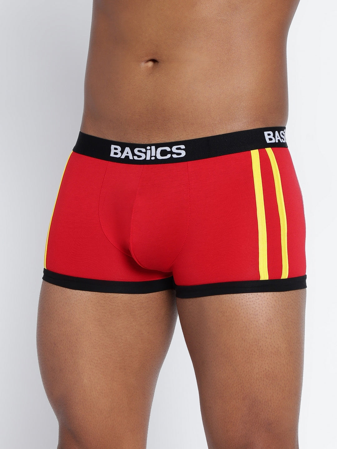 BASIICS by La Intimo Men's Trunks Pack of 3 - Comfortable, breathable, and supportive innerwear