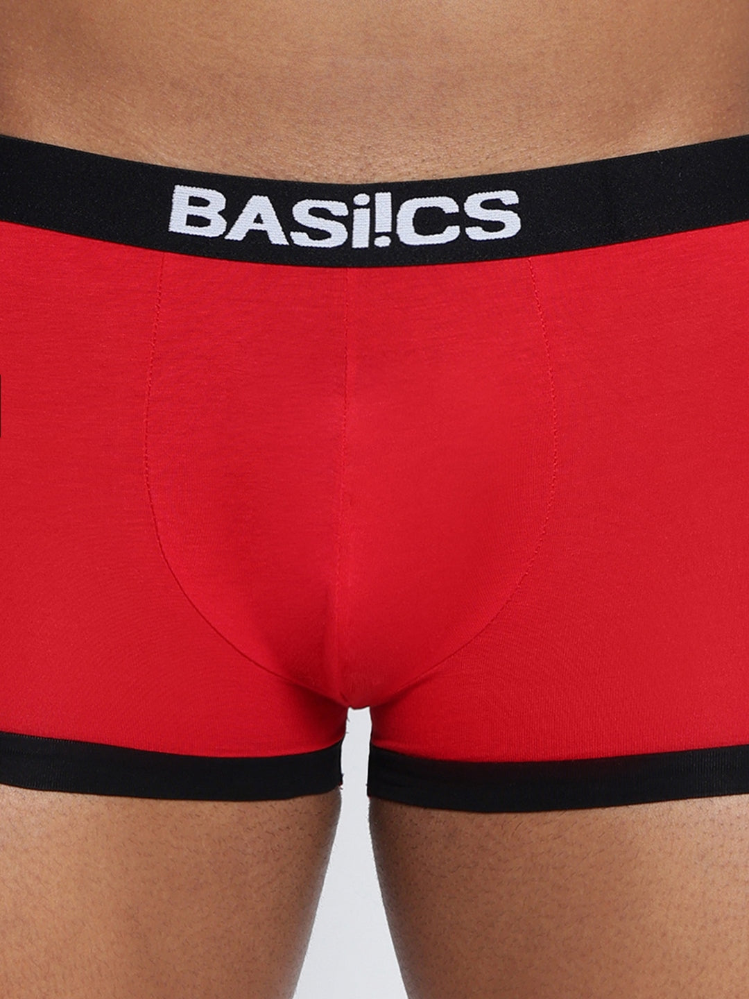 BASIICS by La Intimo Men's Trunks Single Pack of 1 - Comfortable and breathable underwear