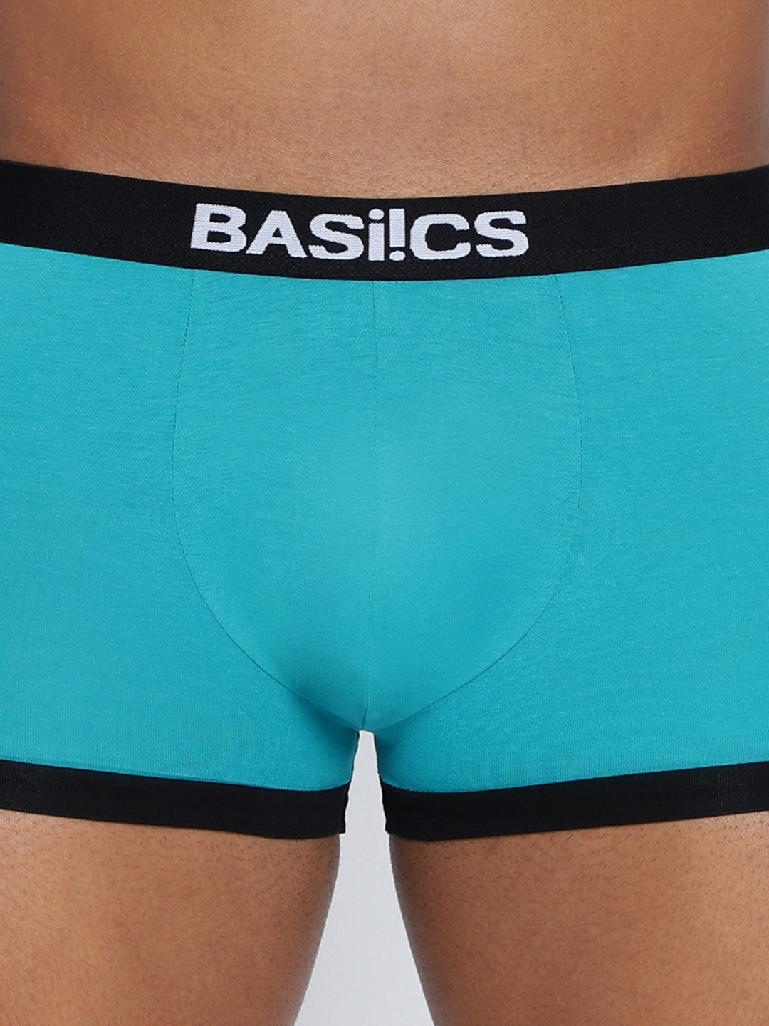 BASIICS by La Intimo Men's Trunks Pack of 6 - Comfortable, breathable, and supportive innerwear