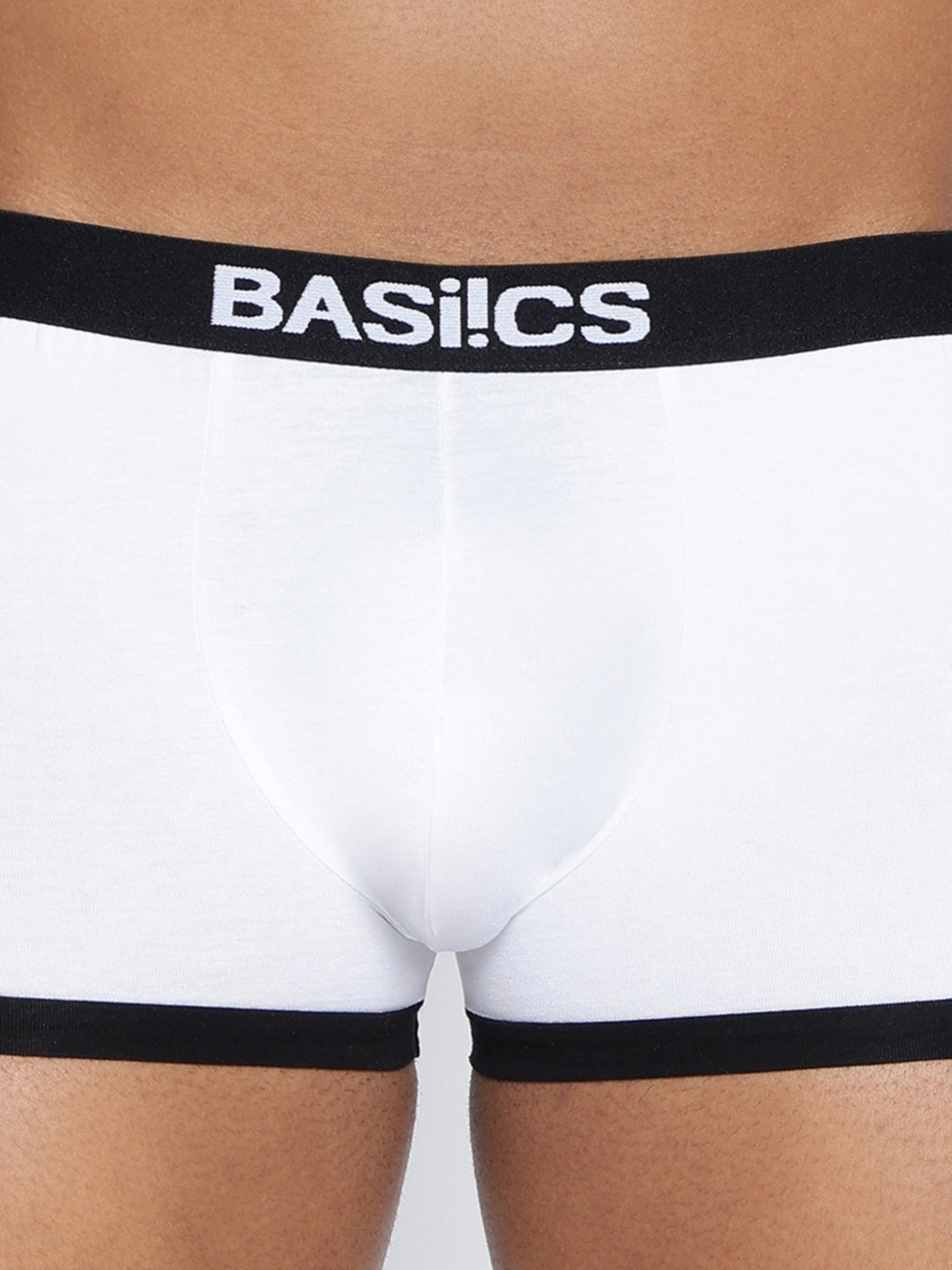 BASIICS by La Intimo Men's Trunks Pack of 3 - Comfortable, breathable, and supportive innerwear