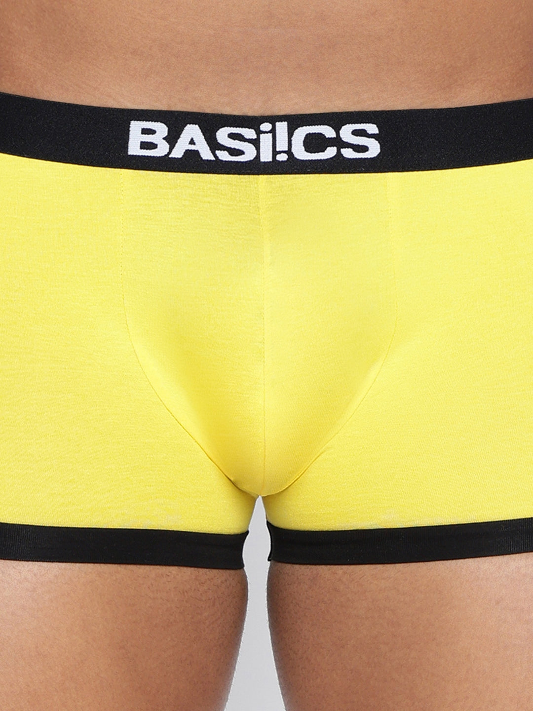 BASIICS by La Intimo Men's Trunks Pack of 3 - Comfortable, breathable, and supportive innerwear