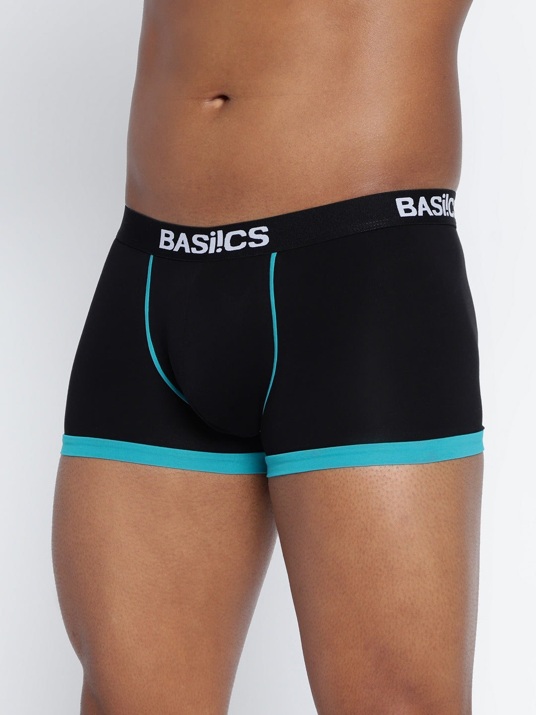 BASIICS by La Intimo Men's Trunks Single Pack of 1 - Comfortable, breathable, and supportive innerwear