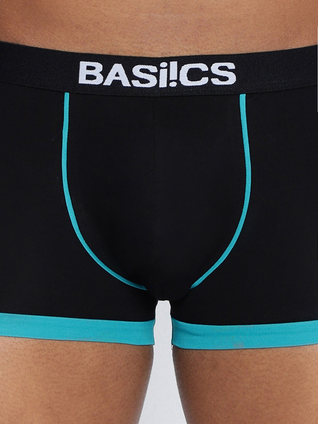 BASIICS by La Intimo Men's Trunks Single Pack of 1 - Comfortable, breathable, and supportive innerwear