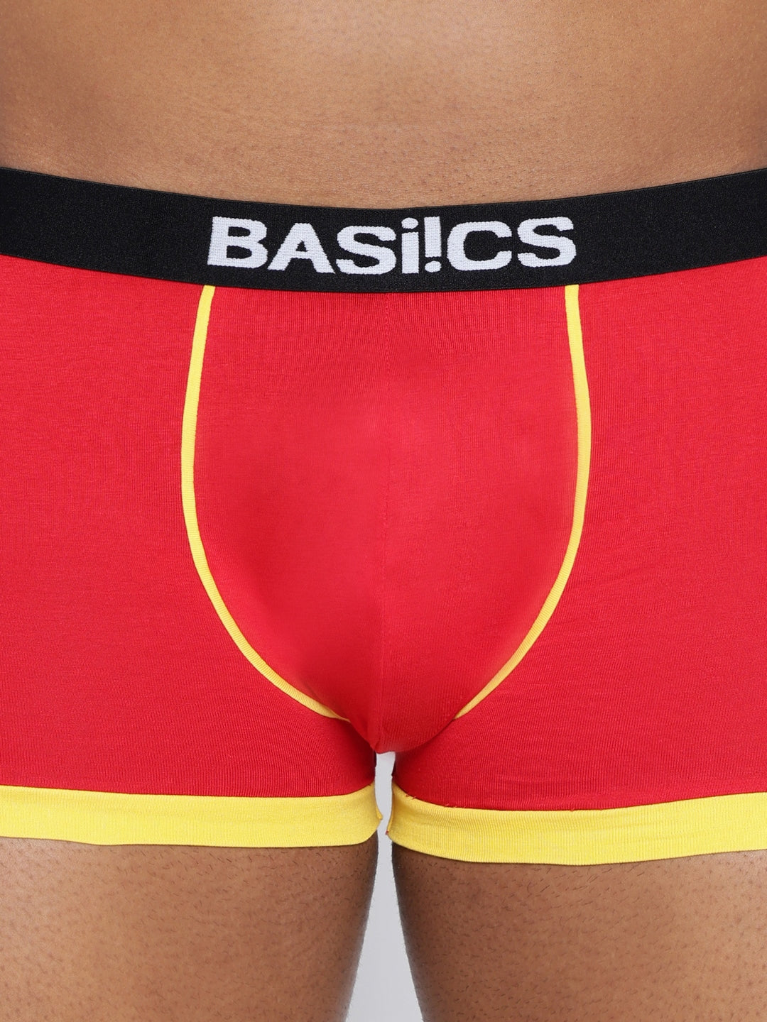 BASIICS by La Intimo Men's Trunks Single Pack of 1 - Comfortable, breathable, and supportive innerwear