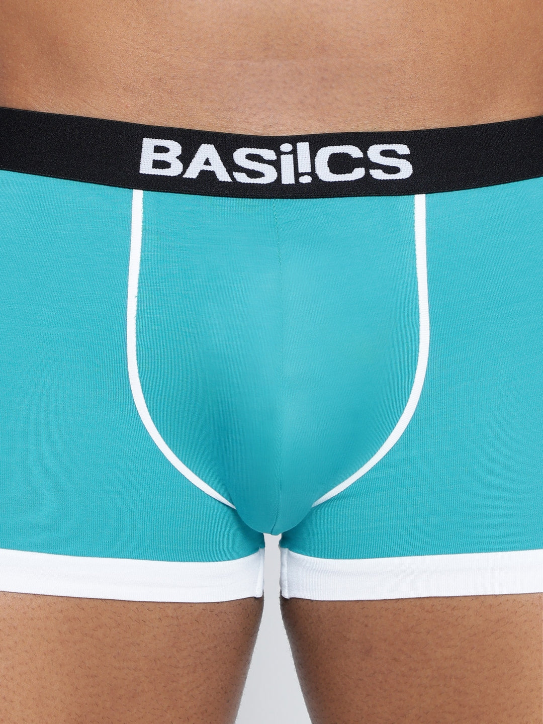 BASIICS by La Intimo Men's Trunks Pack of 2 - Comfortable, breathable, and supportive innerwear