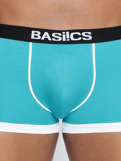 BASIICS by La Intimo Men's Trunks Pack of 2 - Comfortable, breathable, and supportive innerwear