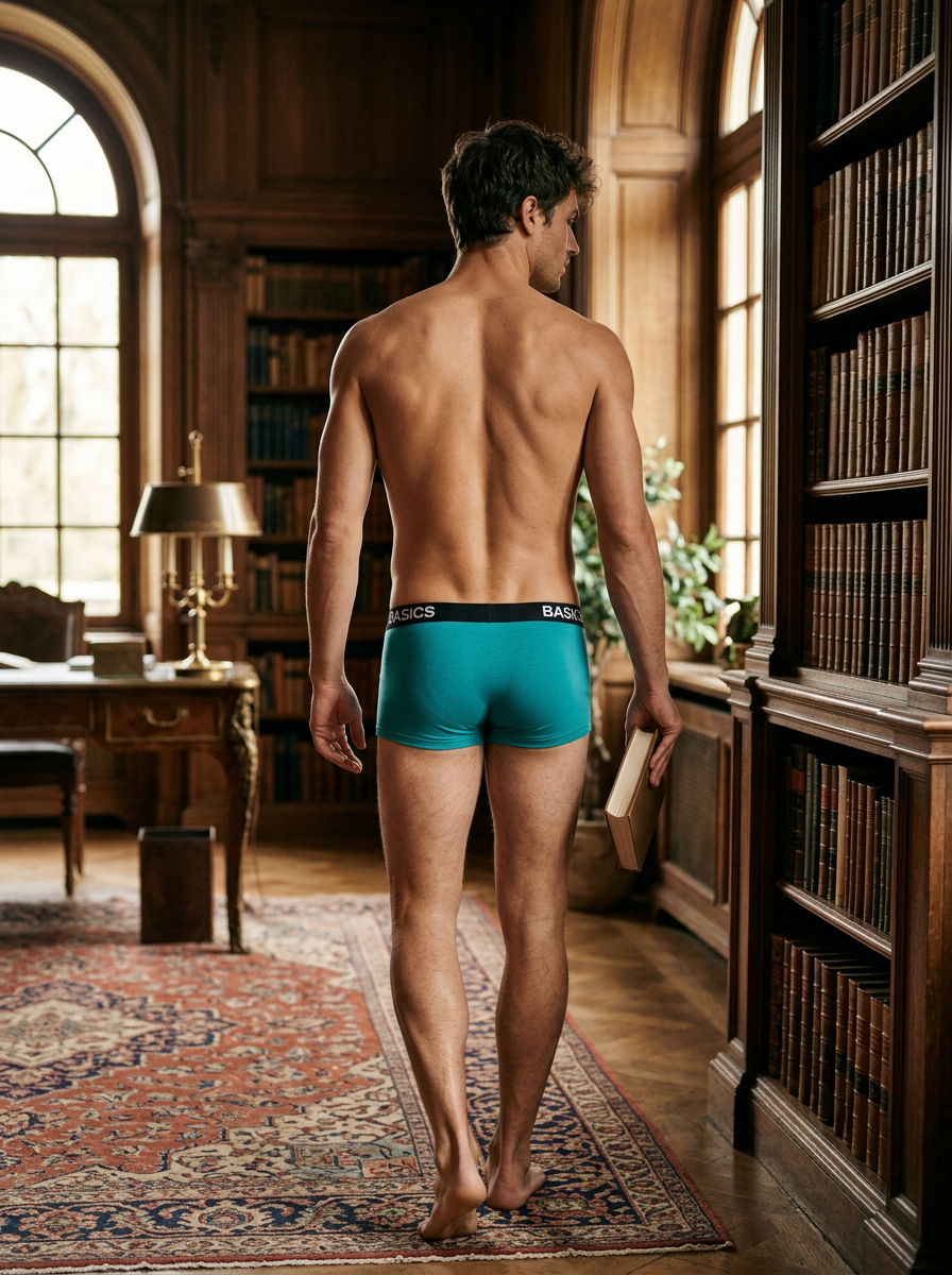Men's Front Pouch Cotton Trunk - Sport BASIICS