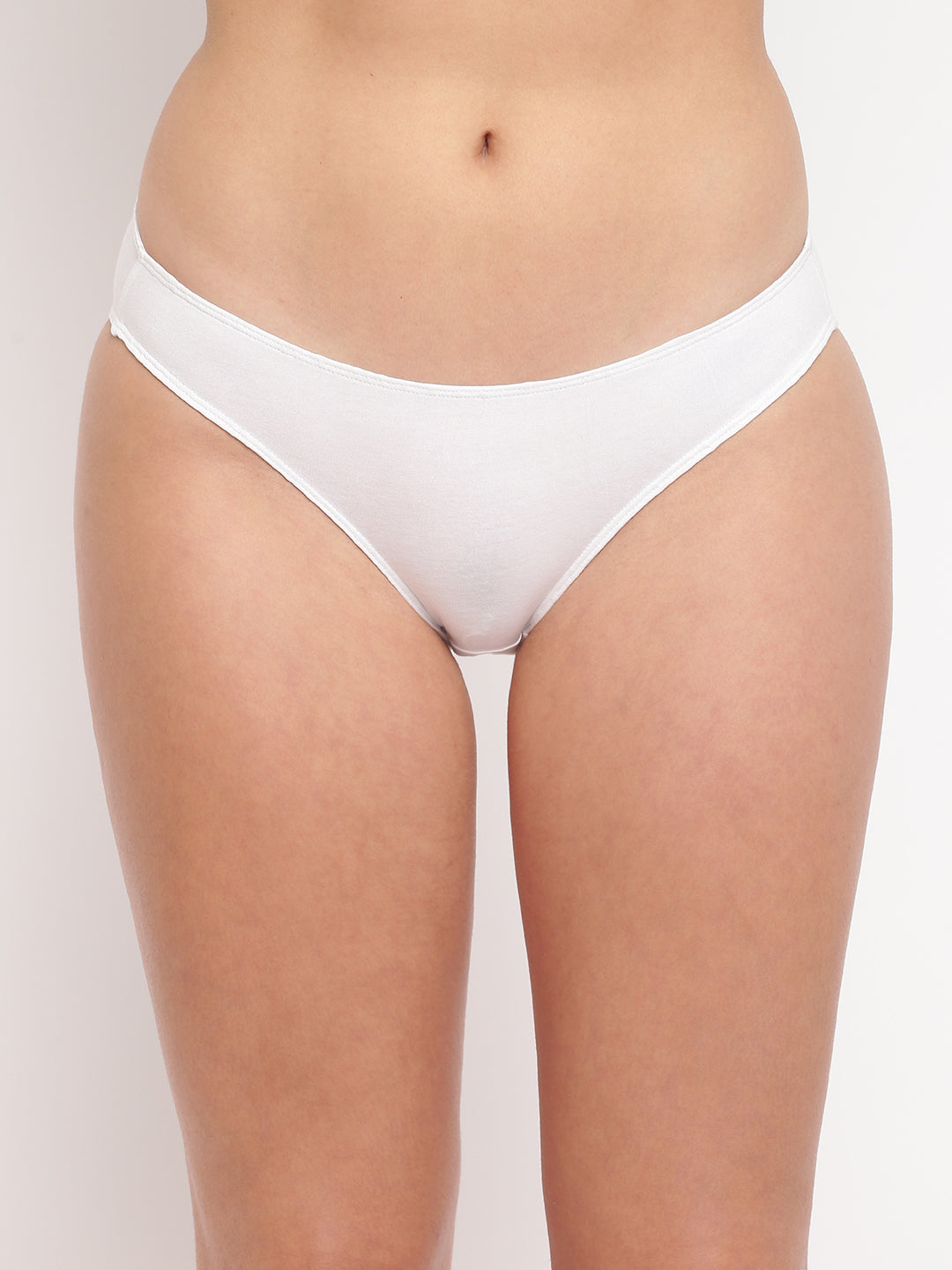 Pack of 3 women's bikini briefs from BASIICS by La Intimo, soft and comfortable innerwear.