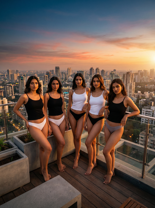 Cotton Bikini Brief Panty BASIICS - Grace (Pack of 5)