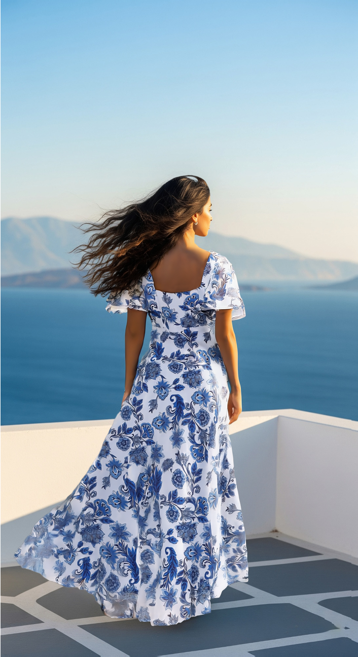 Empire Maxi Dress - Pure Chiffon