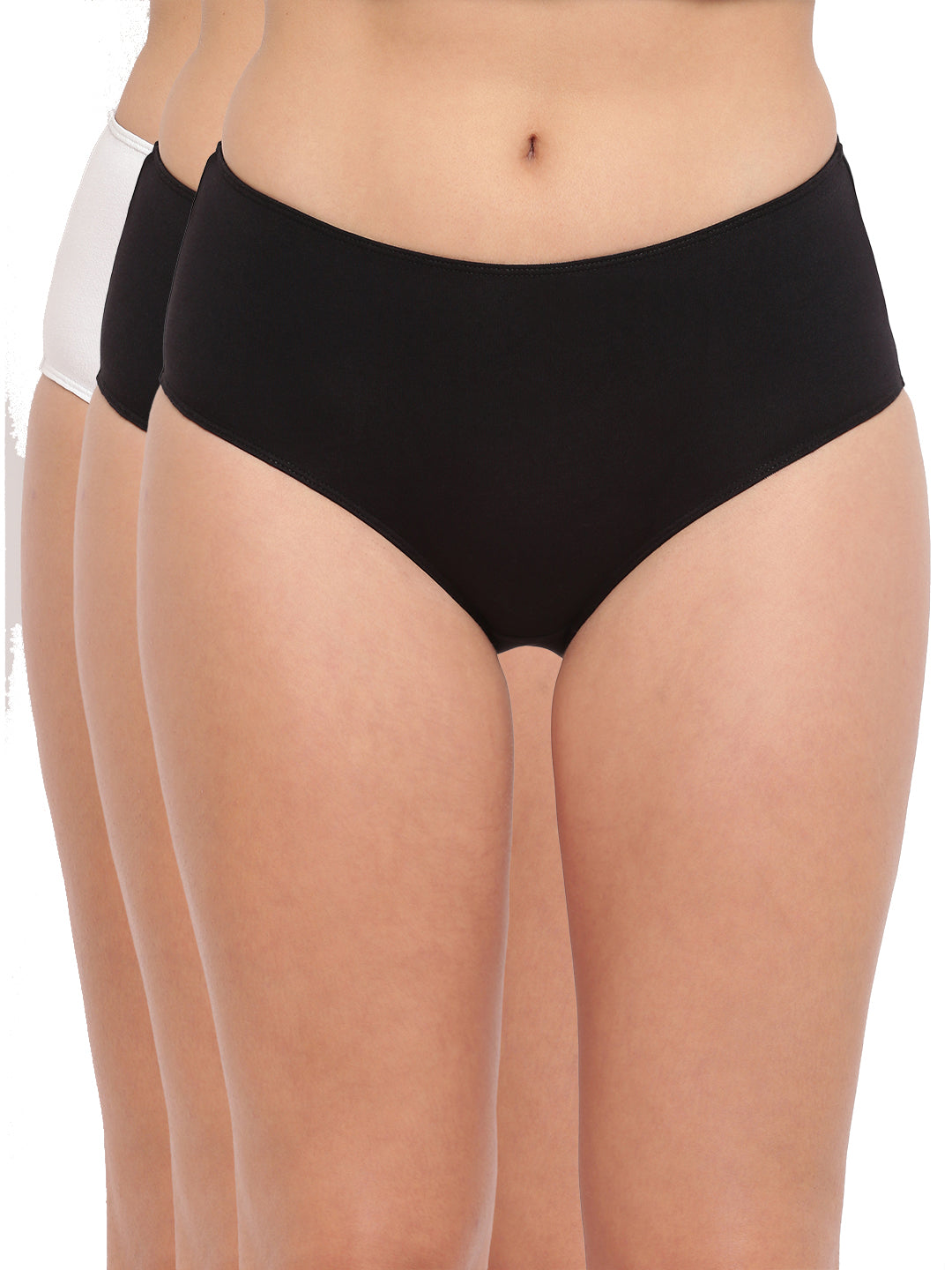 Cotton Hipster Panty BASIICS (Pack of 3)