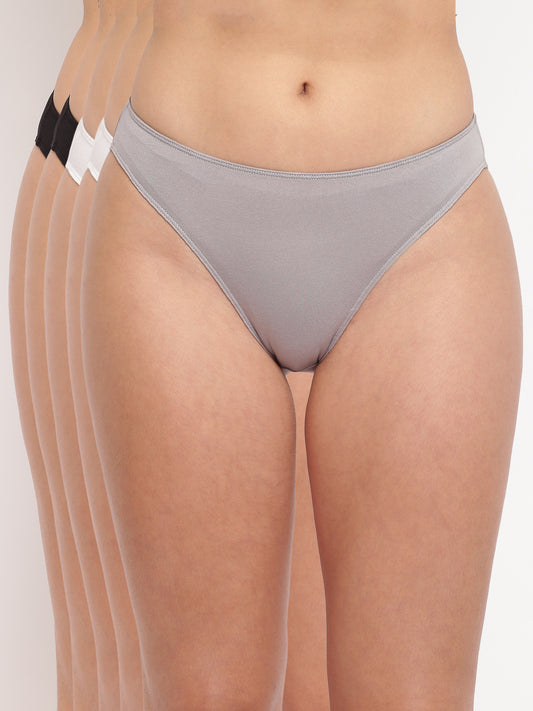 Pack of 3 women's boyshorts from BASIICS by La Intimo, soft and breathable innerwear for full coverage and everyday comfort.