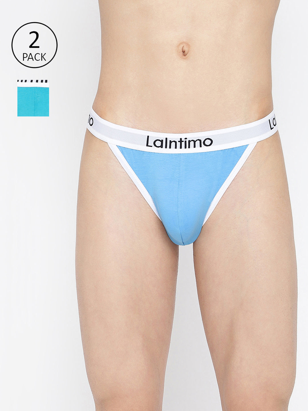 La Intimo Men's Standard Brief Pack of 2 - Comfortable, Durable Underwear