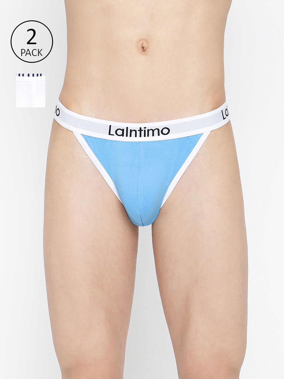 La Intimo Men's Standard Brief Pack of 2 - Comfortable, Durable Underwear