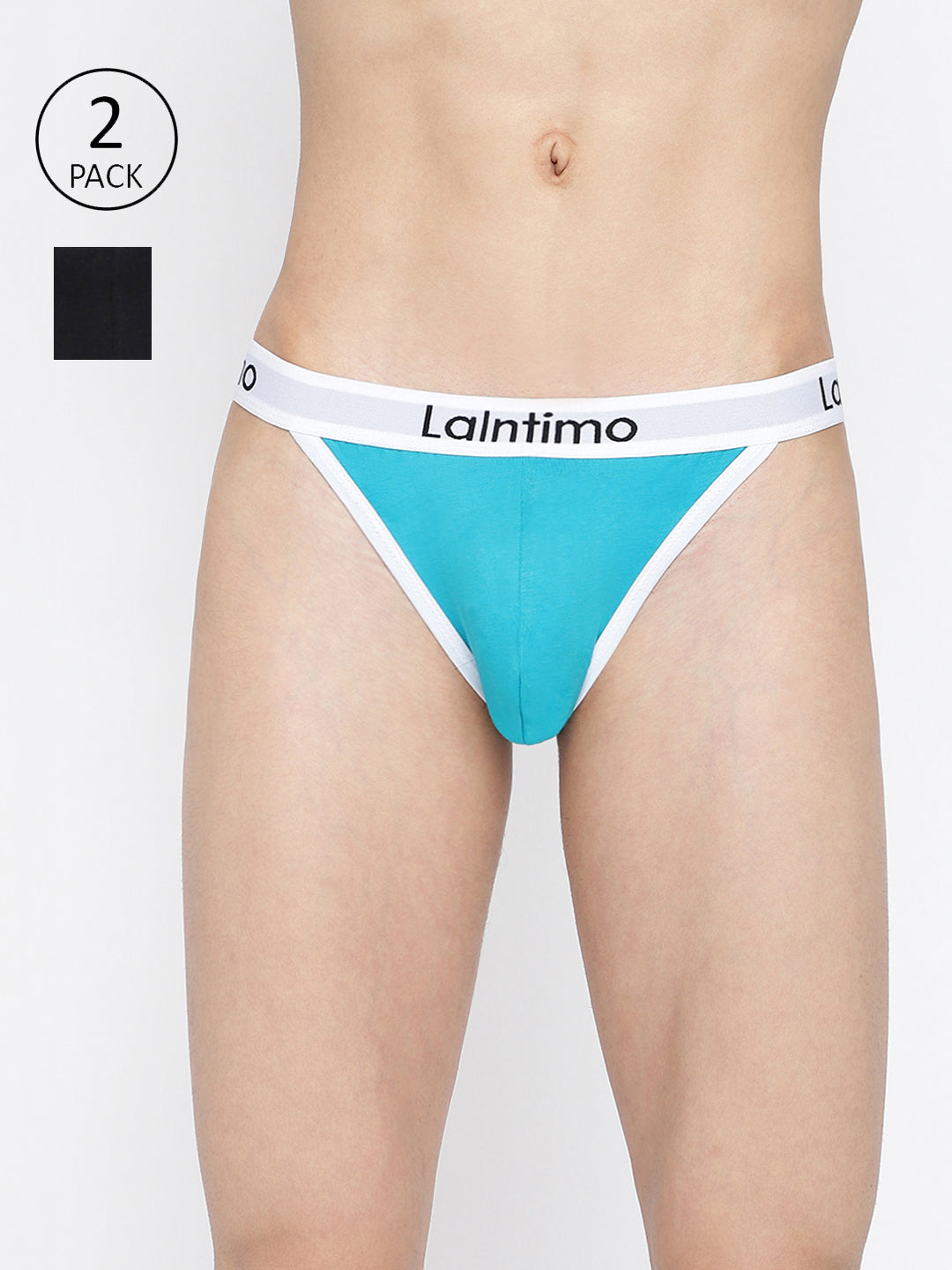 La Intimo Men's Standard Brief Pack of 2 - Comfortable, Durable Underwear