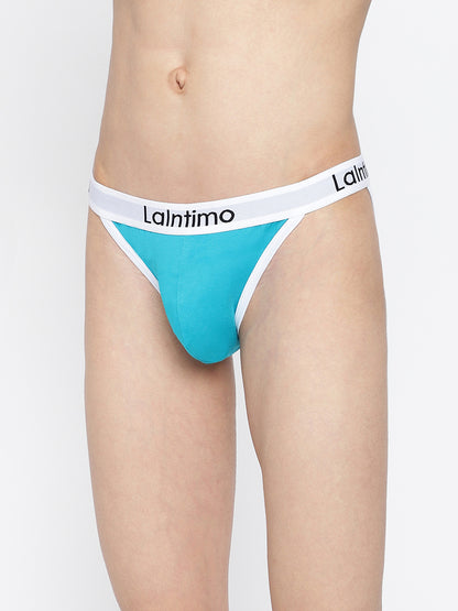 La Intimo Men's Standard Brief Pack of 3 - Comfortable, Durable Underwear