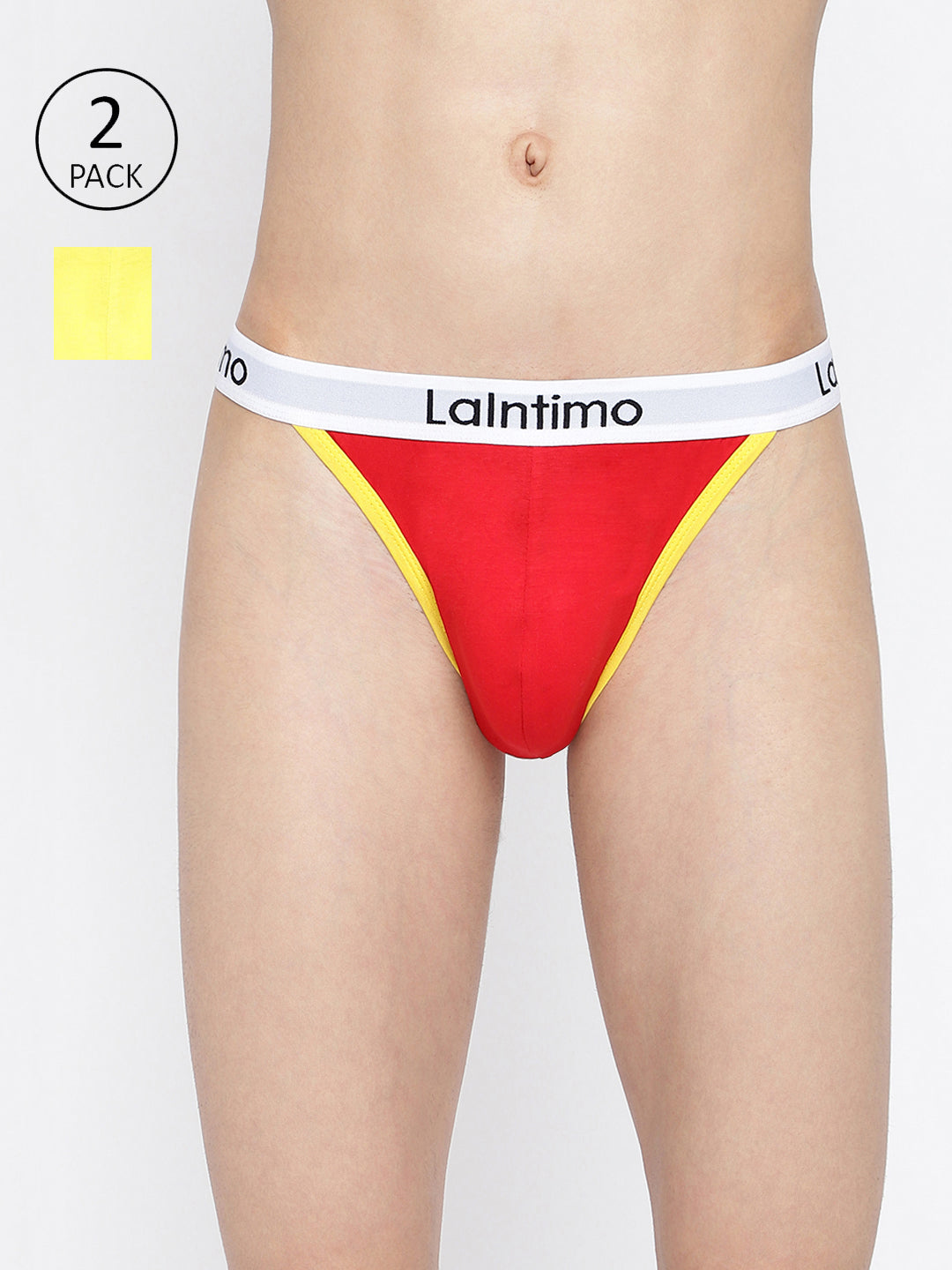 La Intimo Men's Standard Brief Pack of 2 - Comfortable, Durable Underwear