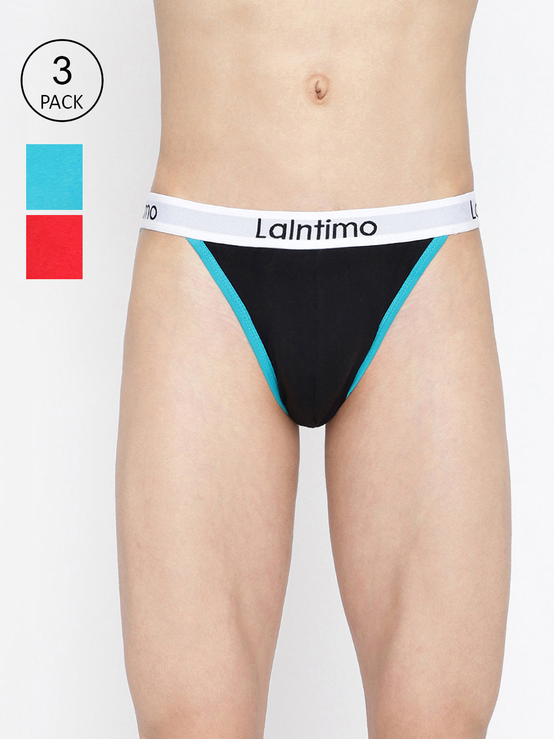 La Intimo Men's Standard Brief Pack of 3 - Comfortable, Durable Underwear