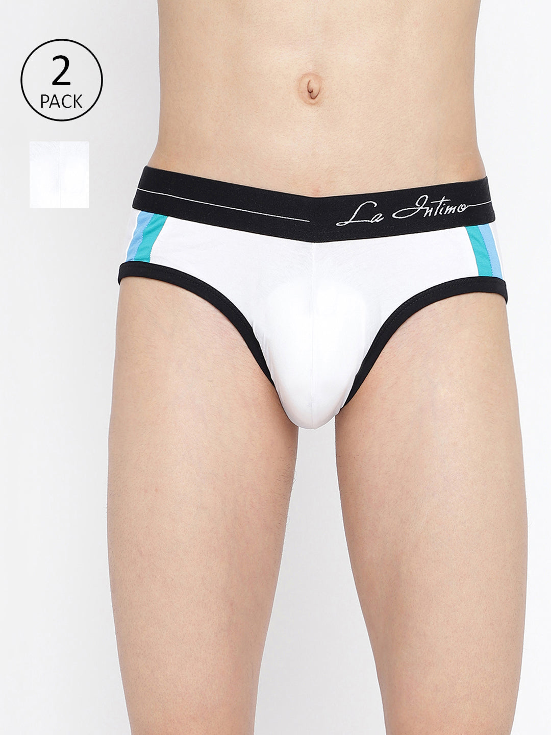 La Intimo Men's Core Briefs in a Pack of 2 – Comfortable and Durable Standard Fit Underwear