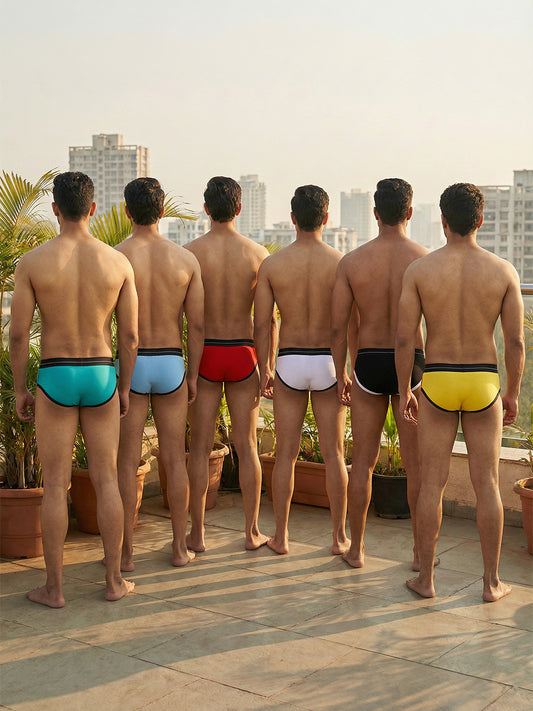 Cotton Brief - Straight Panel (Pack of 6)