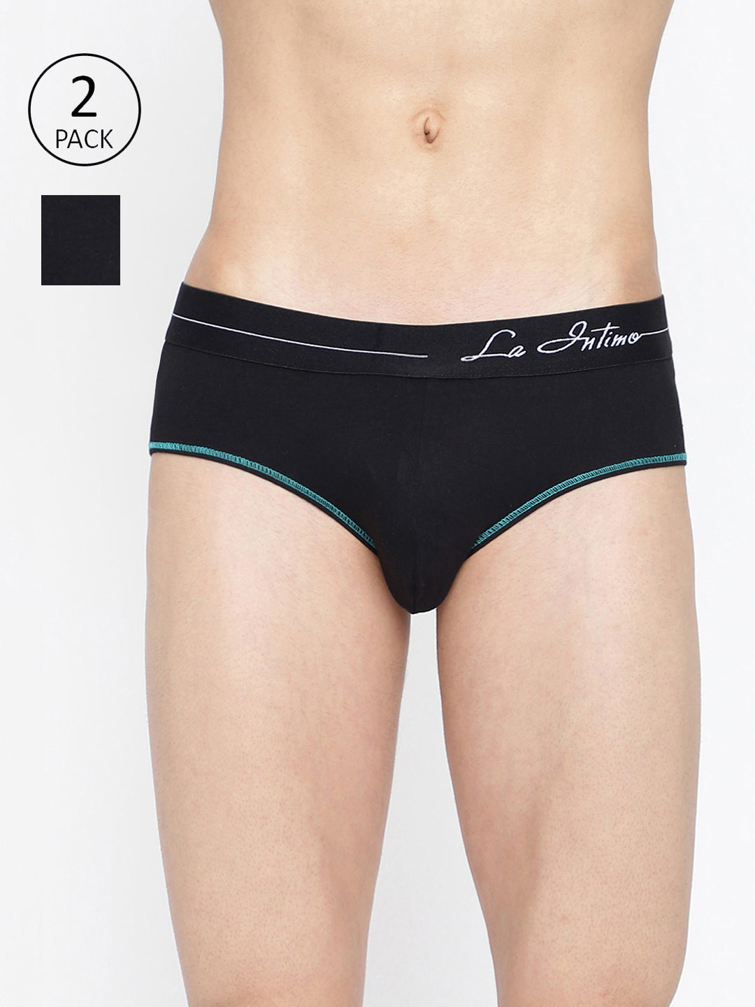 La Intimo Men's Core Briefs in a Pack of 2 – Comfortable and Durable Standard Fit Underwear