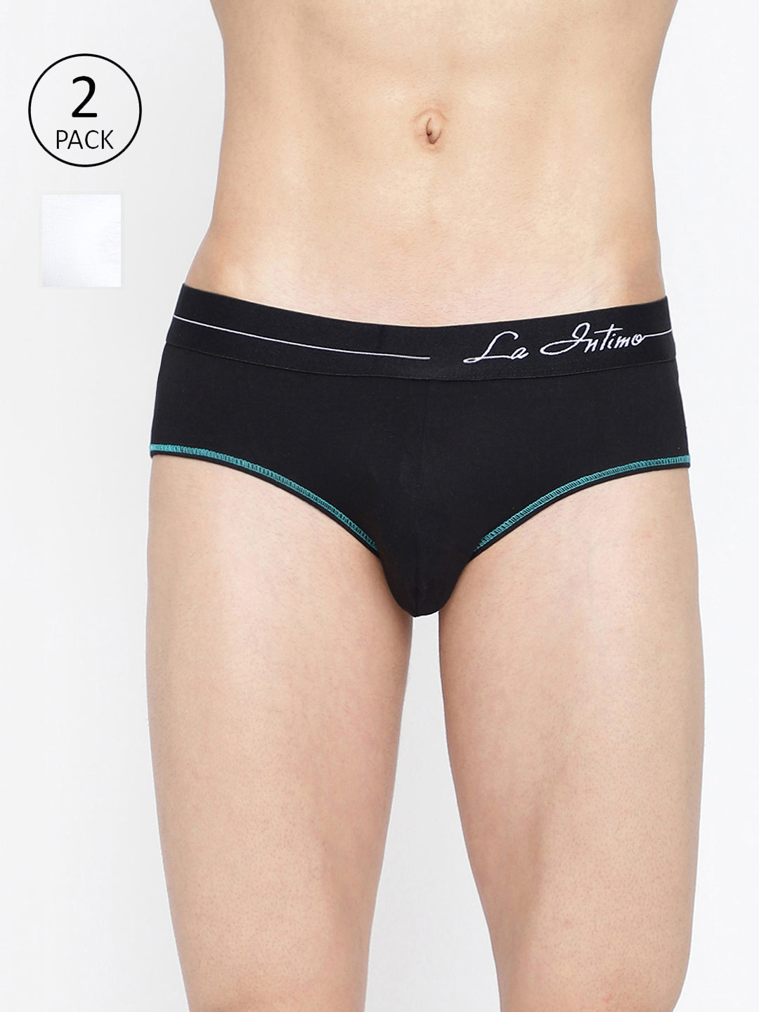 La Intimo Men's Core Briefs in a Pack of 2 – Comfortable and Durable Standard Fit Underwear