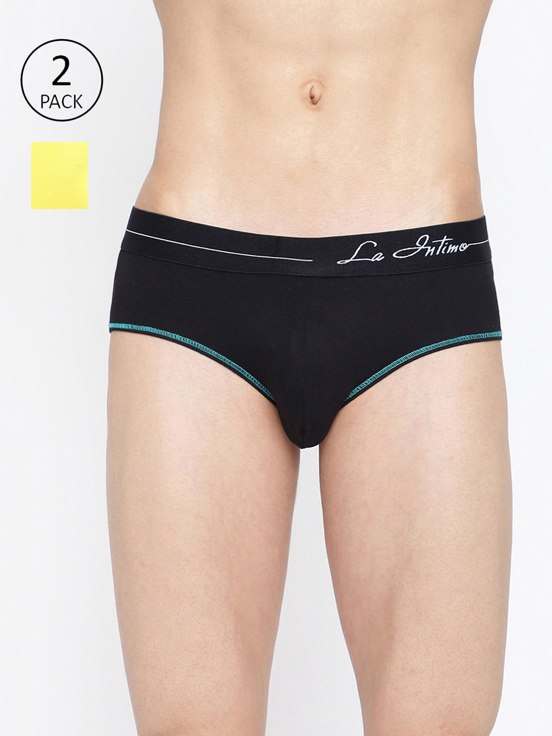 La Intimo Men's Core Briefs in a Pack of 2 – Comfortable and Durable Standard Fit Underwear