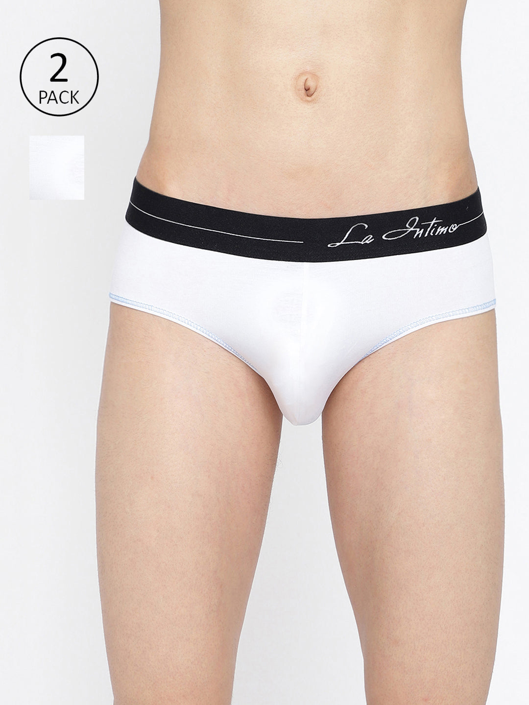 La Intimo Men's Core Briefs in a Pack of 2 – Comfortable and Durable Standard Fit Underwear