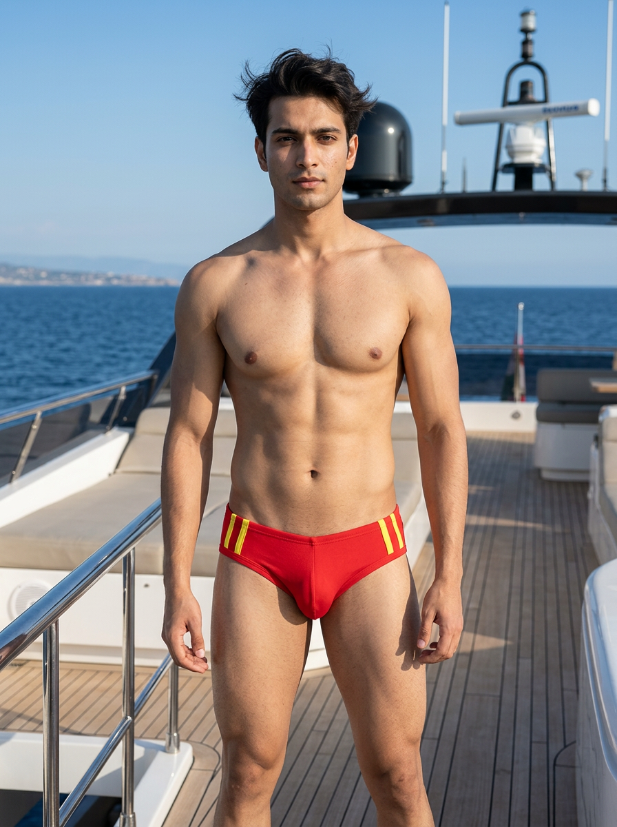 Cotton Brief - Stripe Fashion