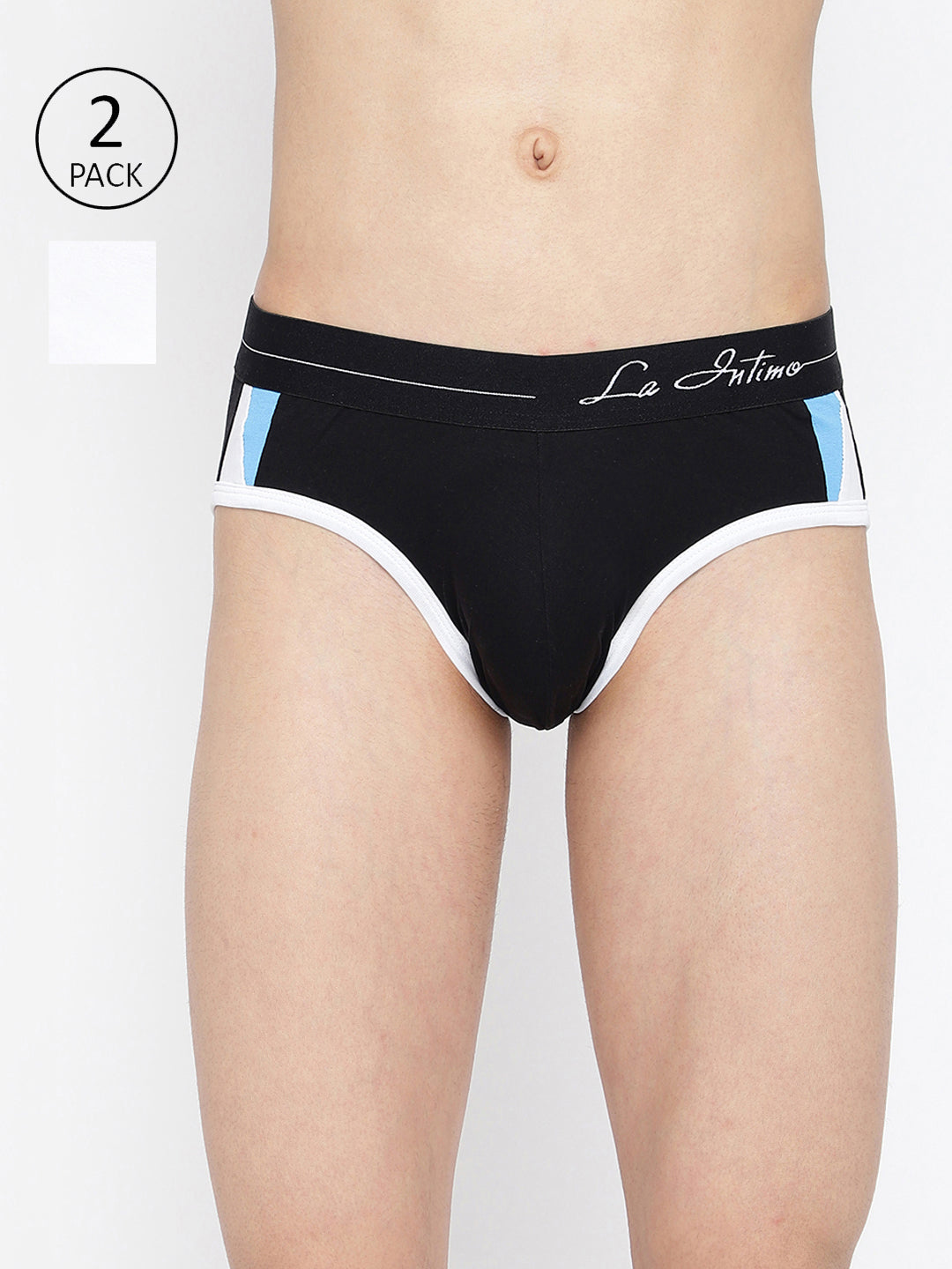 La Intimo Men's Core Briefs in a Pack of 2 – Comfortable, Durable Standard Fit Underwear