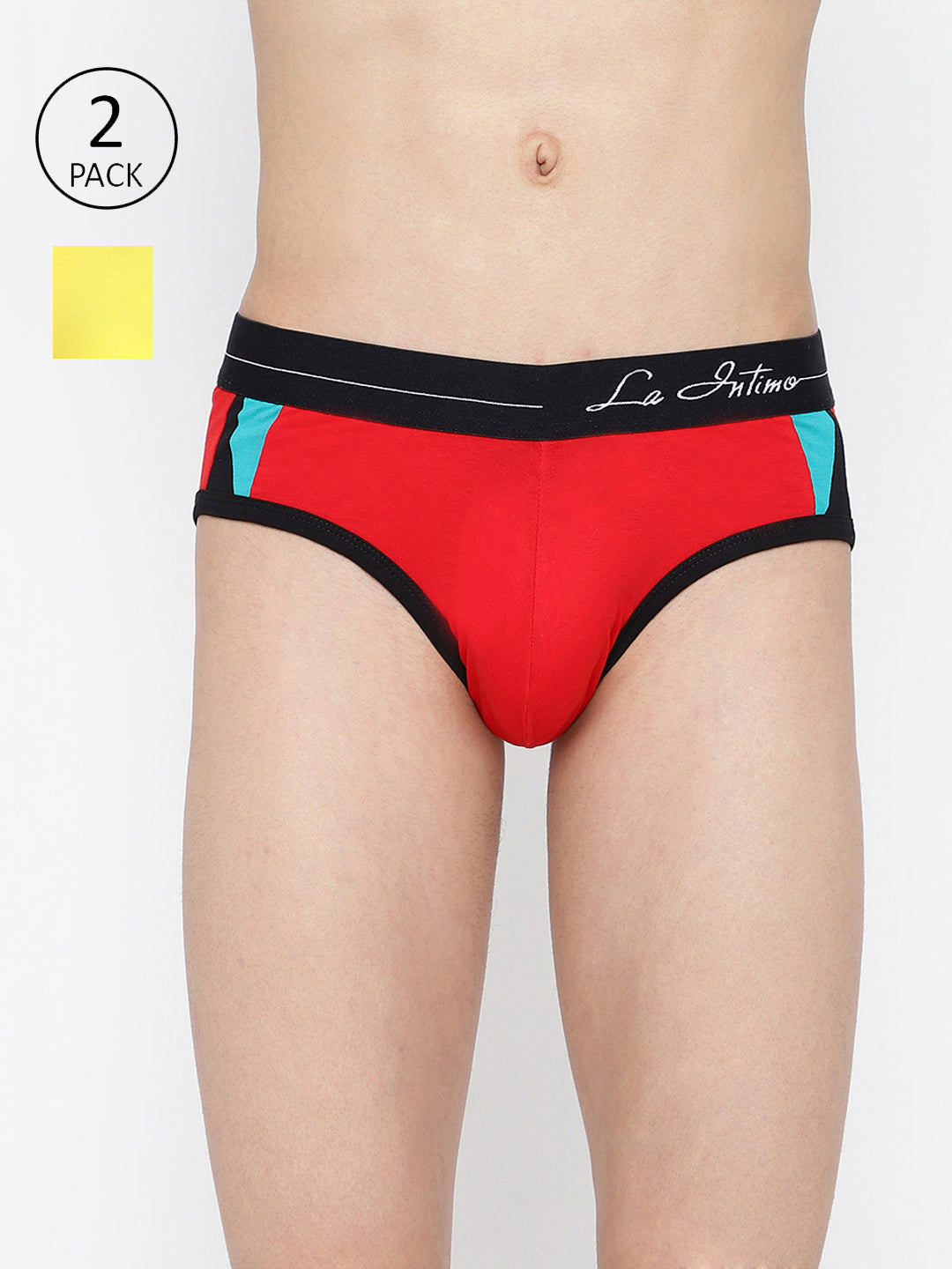 La Intimo Men's Core Briefs in a Pack of 2 – Comfortable, Durable Standard Fit Underwear