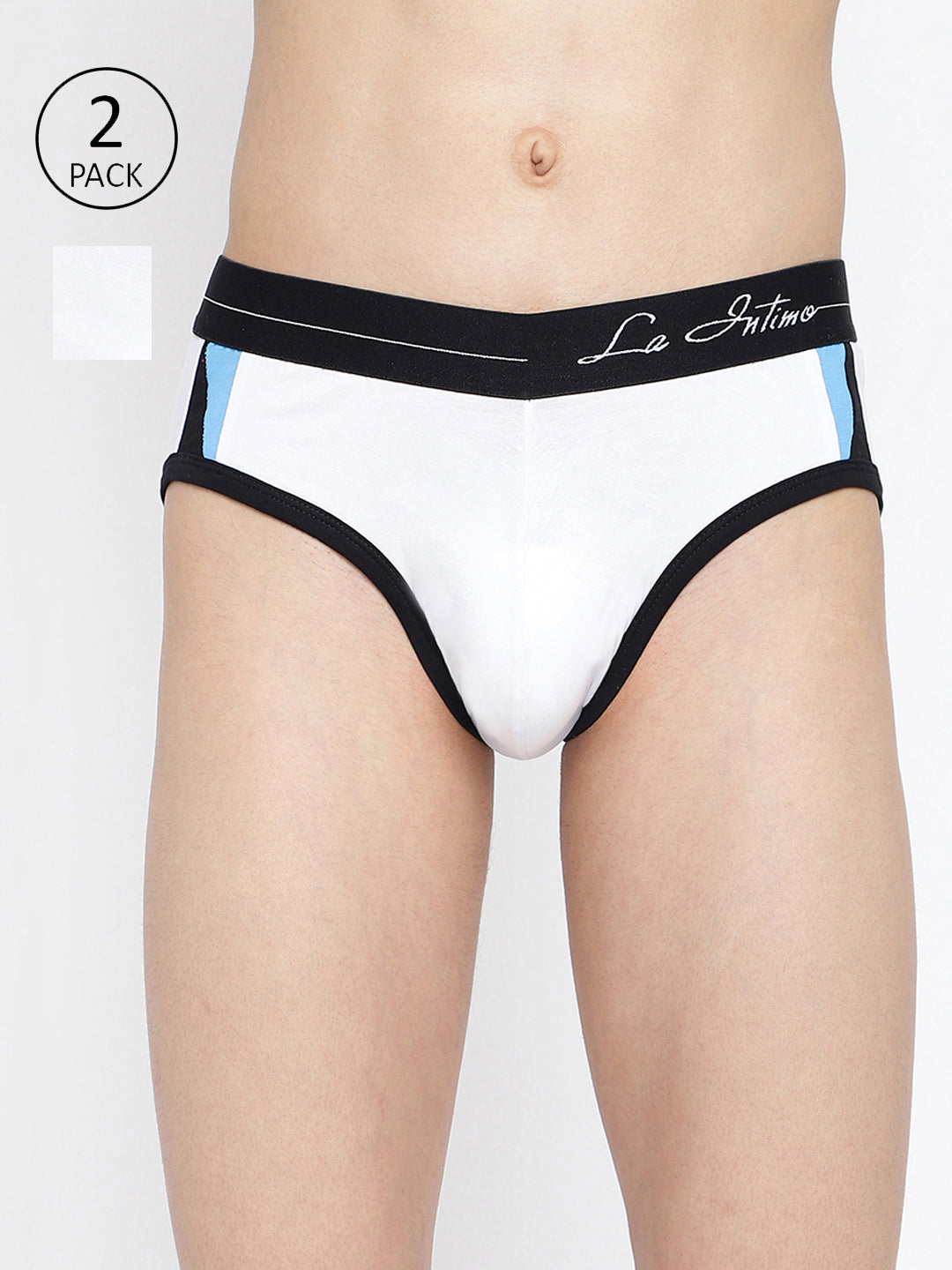 La Intimo Men's Core Briefs in a Pack of 2 – Comfortable, Durable Standard Fit Underwear